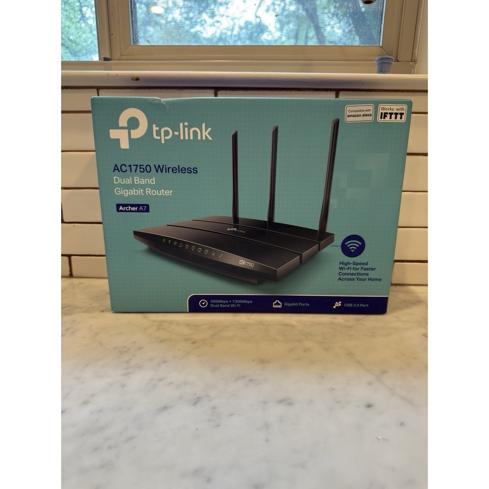 Brand New - TP-Link Archer C7 AC1750 Dual-Band‎ Mesh Wi-Fi Router Full Gigabit